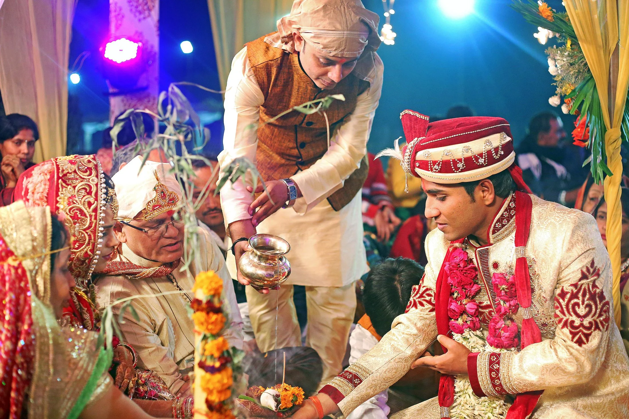 Beachside wedding in Alibaug
