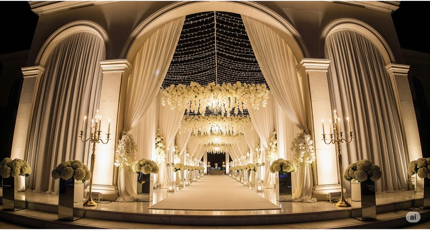 Wedding design preview and styling concept