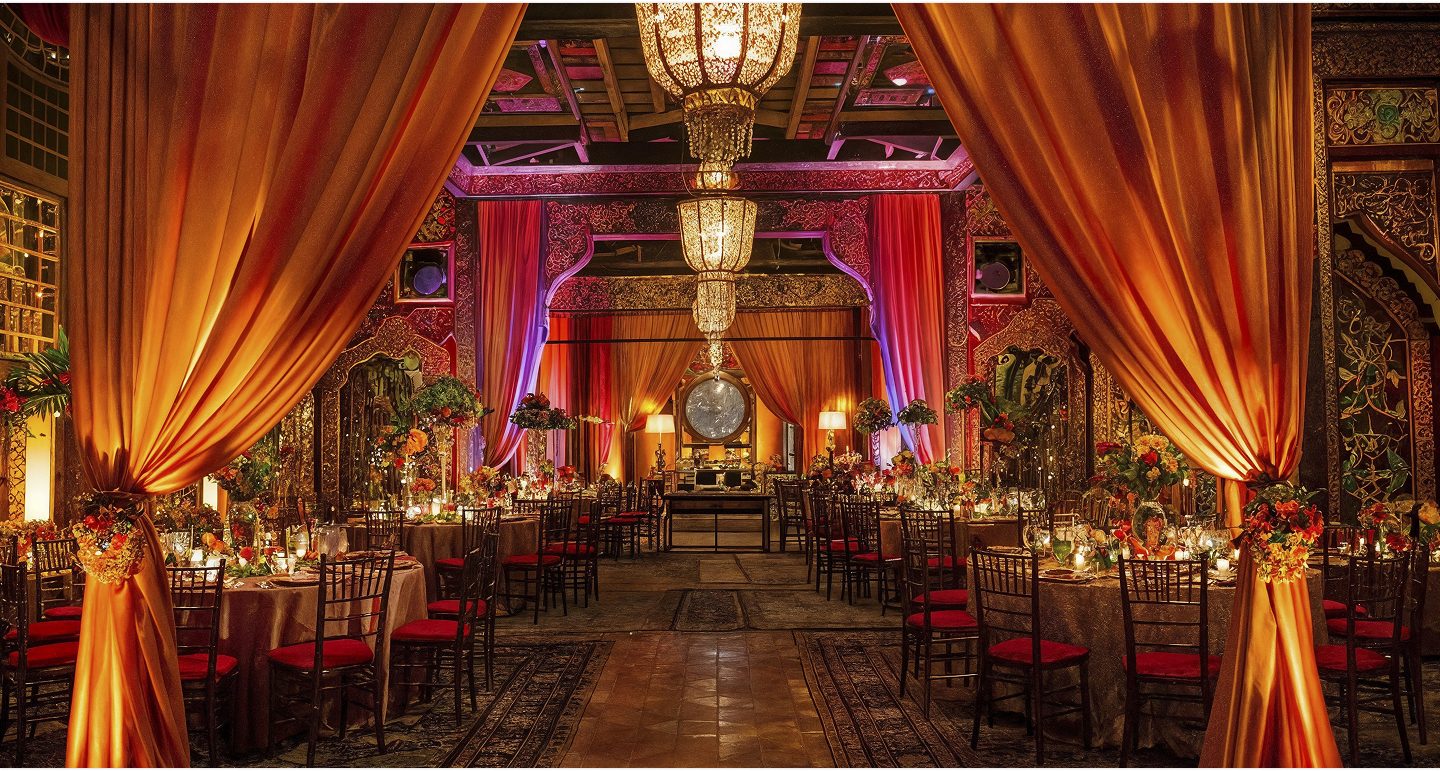 Wedding styling and visual design mood board